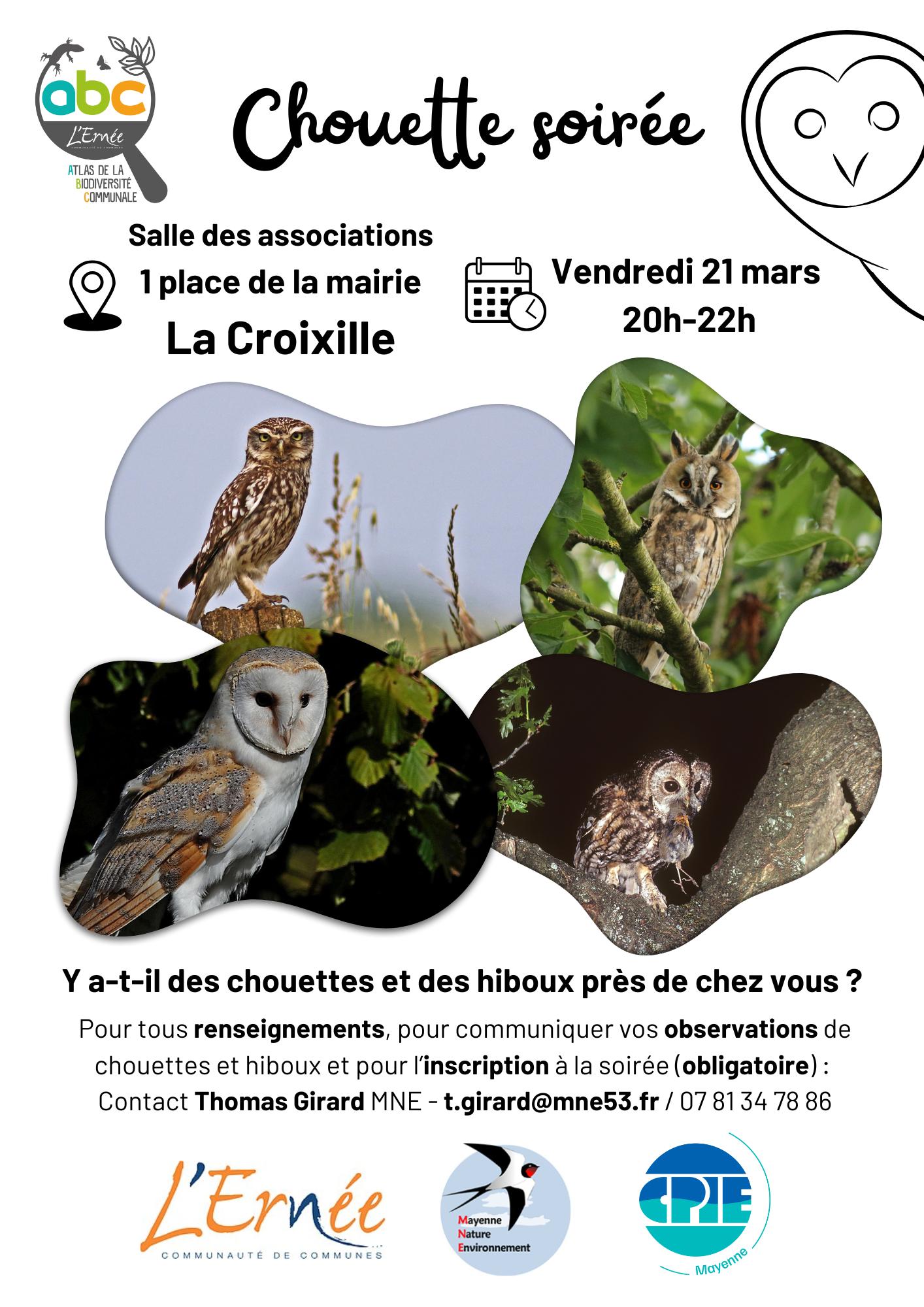 Chouette soirée à La Croixille le 21 mars