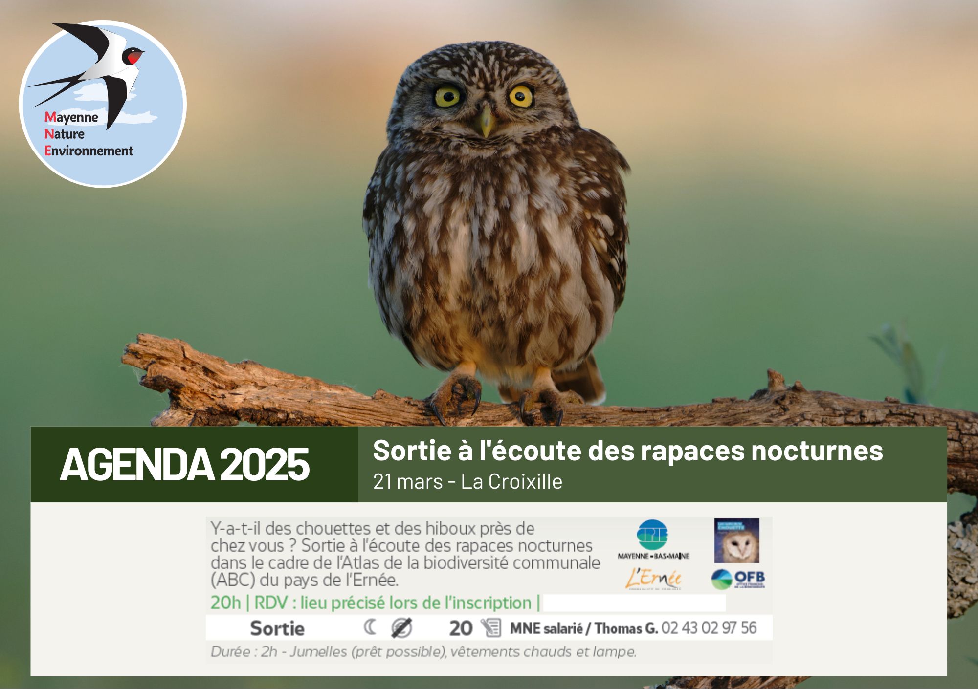 Le 21 mars, Chouette soirée à La Croixille