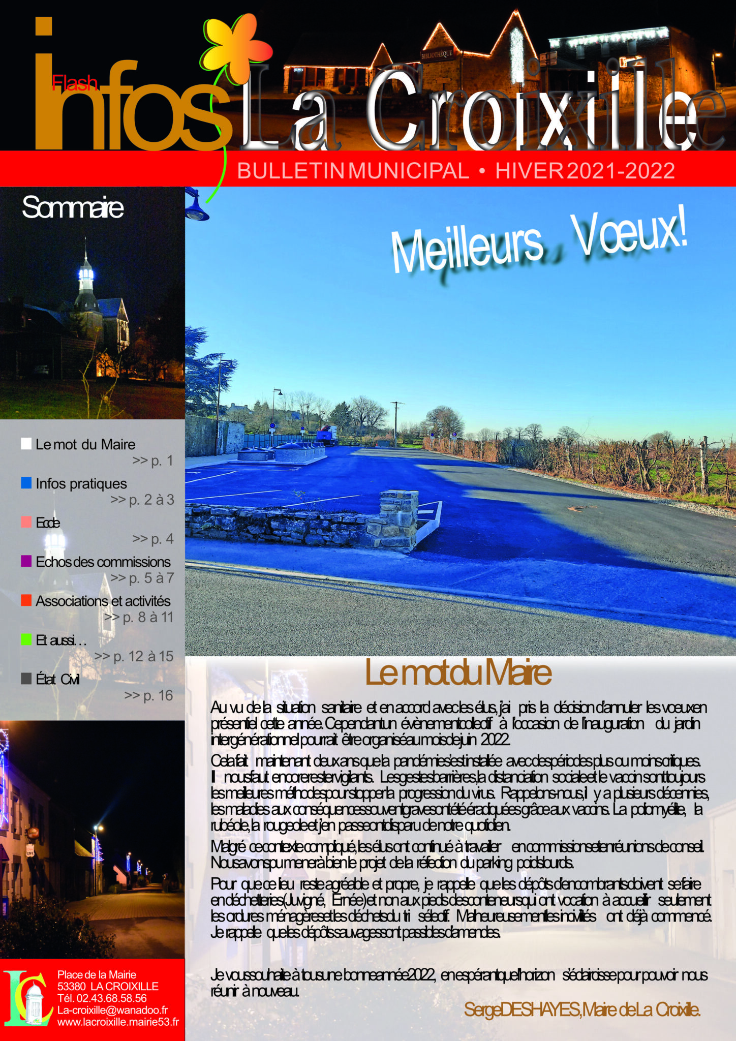 Bulletin municipal – Hiver 2021