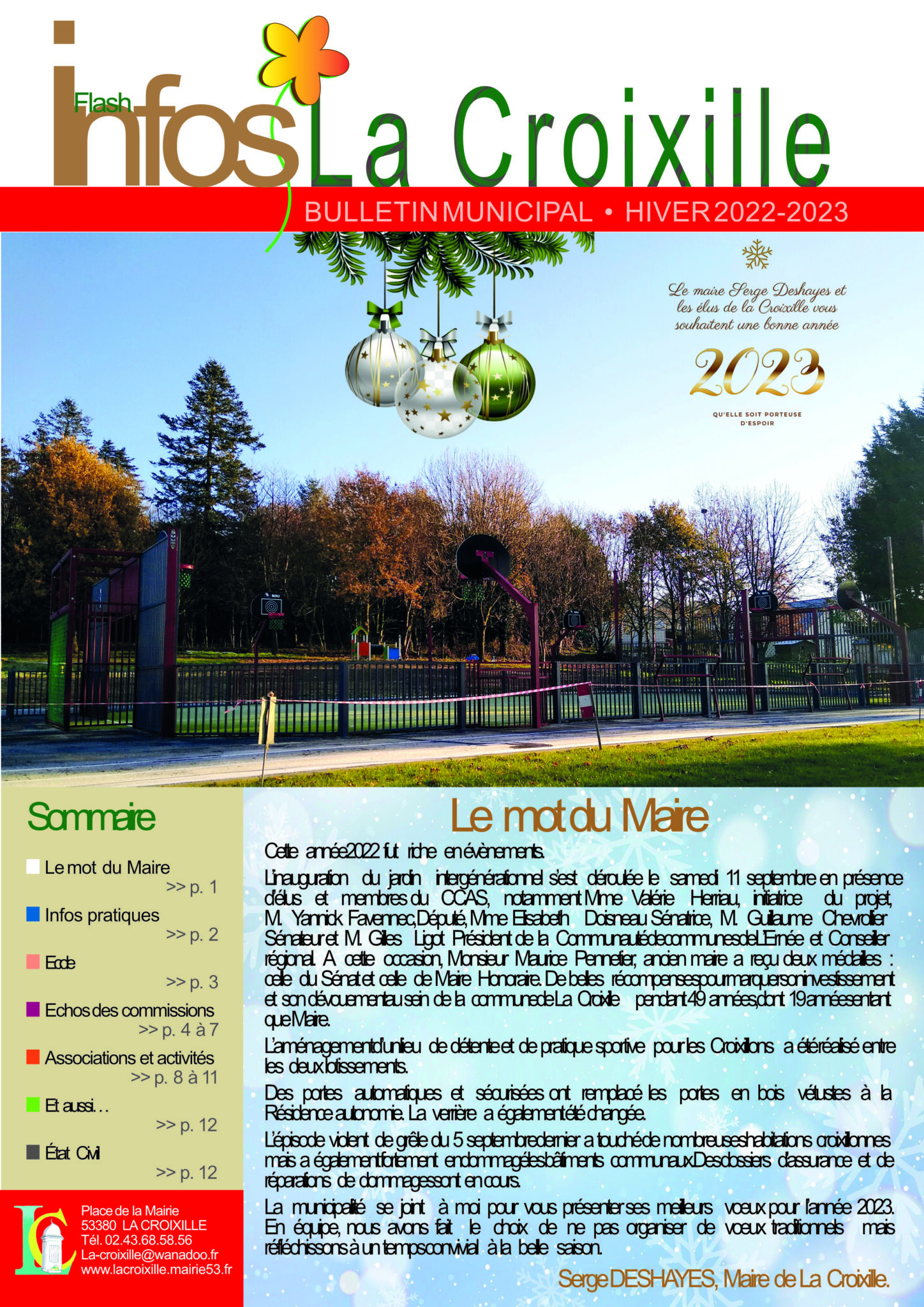 Bulletin municipal – Hiver 2022